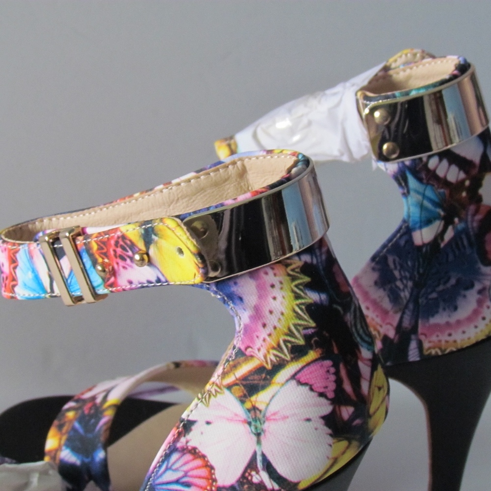 Catherine Malandrino Butterfly High Heel Sandal - Picture 3 of 7